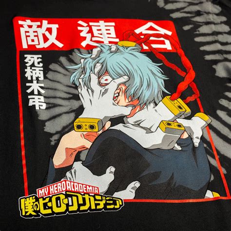 My Hero Academia Shigaraki Kanji Dye T Shirt Crunchyroll Store