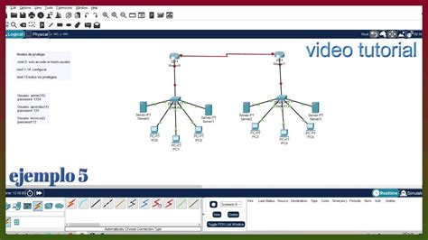 Cisco Packet Tracer Video Como Crear Usuarios Para Los Routers Con