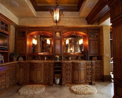 Water as well as steam can get into the tv and ruin the circuits so you will definitely want to get a waterproof bathroom tv. Bathroom Tv Built Ins Design, Pictures, Remodel, Decor and ...
