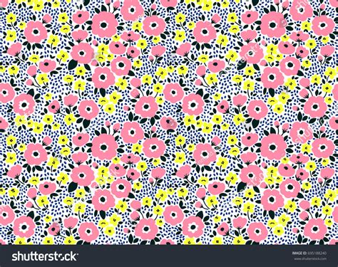 Cute Floral Pattern Small Flower Ditsy Stock Vector Royalty Free