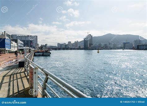 Amazing View Of Busan Harbor In South Korea Editorial Photography