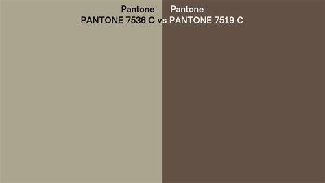 Pantone 7536 C Vs Pantone 7519 C Side By Side Comparison