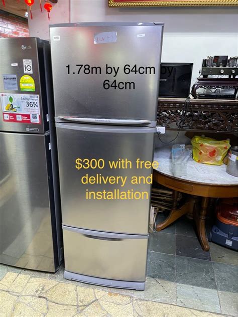 Used Mitsubishi L Door Fridge In Very Good Condition Tv Home