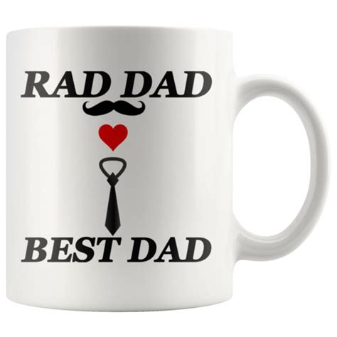 Rad Dad Best Dad Mug Best Daddy Mug Rad Dad Coffee Mug Etsy