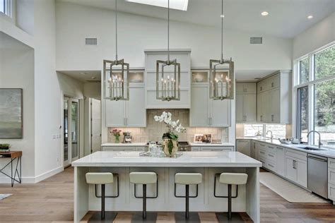 The vaulted ceiling is the hottest trend right now. Wild Basin Kitchen | Vaulted ceiling kitchen, Vaulted ...