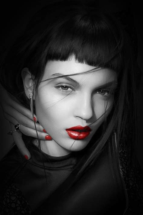 Black White Red Sensual Nose Ring Fashion Moda Fashion Styles