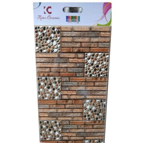 Kuber Ceramics Digital Printed Wall Tiles Thickness 10 15 Mm Size