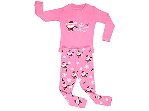 Elowel Little Girls Christmas Pajama Set