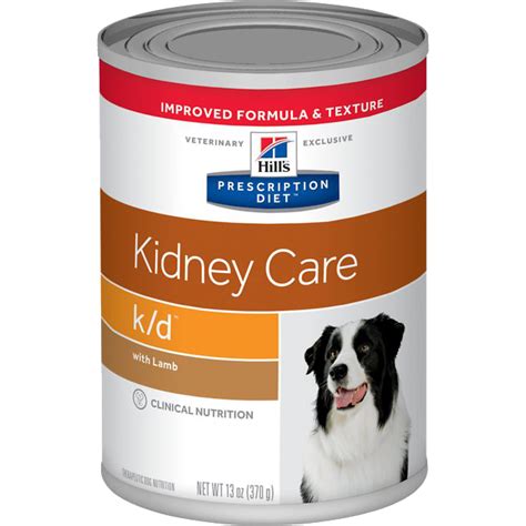 Thank you for your interest in hill's k/d kidney care prescription diet dog food. Hill's Prescription Diet k/d Kidney Care with Lamb Canned ...