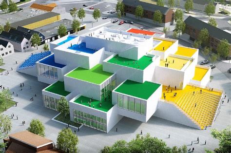 The Lego House Billund Denmark Build To Look Like It Was Constructed
