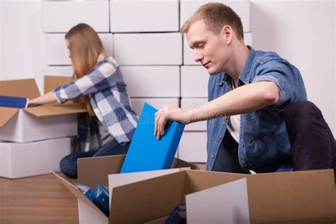 Moving Out After Break Up Stock Photo Image Of Books 59572896