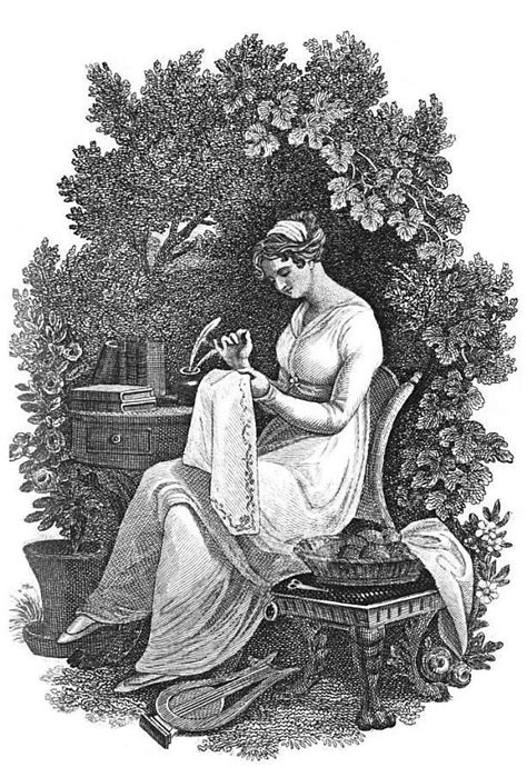 Regency Lady Illustration From The Female Instructor 1811 Jane Austen Pride And