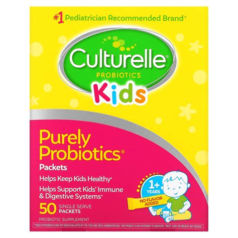 Culturelle Niños Purely Probiotics Probióticos 1 Año En Adelante