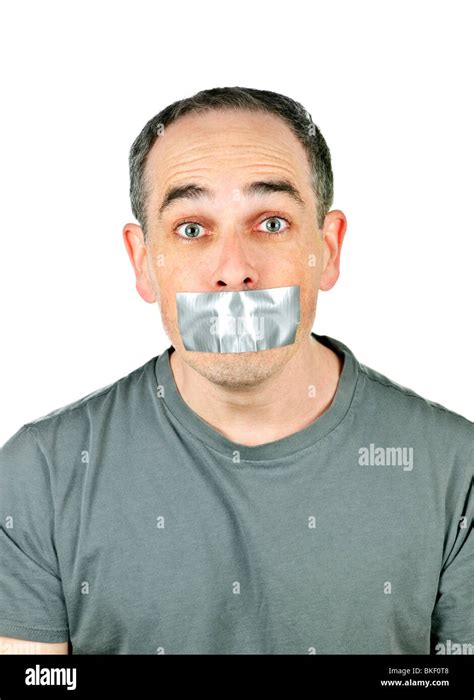Duct Tape Face Man Hi Res Stock Photography And Images Alamy