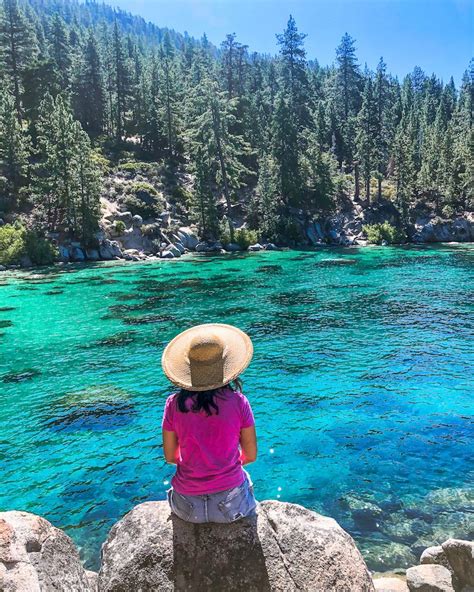 The official instagram page for lake tahoe. lake tahoe secret cove beach | Le Wild Explorer