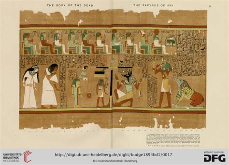 Budge Ernest A Wallis Bearb The Book Of The Dead The Papyrus Ani