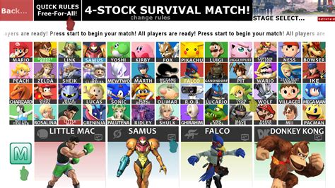 Super Smash Bros For Wii U Characters Alternate By Machriderz On