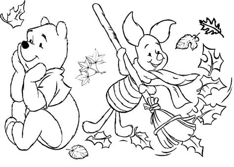 Fall Animals Coloring Pages At Free