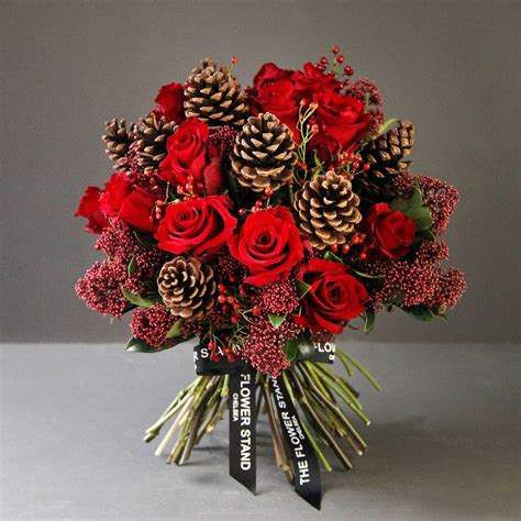 Christmas Love Bouquet Luxury Christmas Flowers Same Day