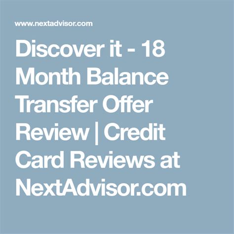 Many cards today even offer a 0% apr (no interest credit card) for a year now, some credit cards offer 0% for up to 15 months, and there are a few cards that extend the 0% offer for 18 months or even 21 months on. Discover it - 18 Month Balance Transfer Offer Review | Credit Card Reviews at NextAdvisor.com ...