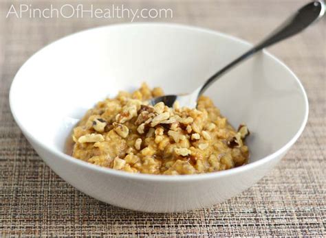 Pumpkin Spice Oatmeal Instant Pot Stovetop Or Microwave A Pinch Of