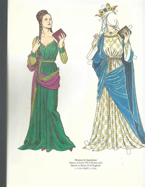 Great Empresses And Queens Paper Dolls In Full Color Empresses