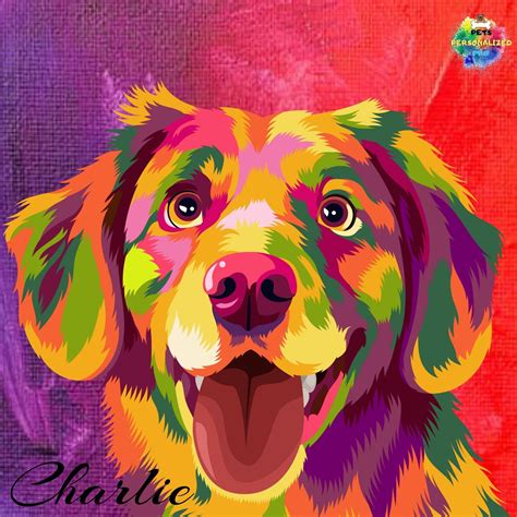 Custom Dog Painting From Photo Personalized Art Pet Portrait Custom