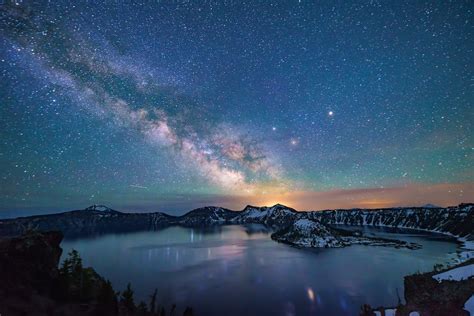Milkyway Over Crater Lake Oregon Photo By Sigma Sreedharan Posted