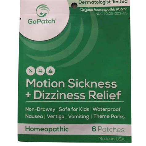 Gopatch Natural Relief Motion Sickness Patch West Marine