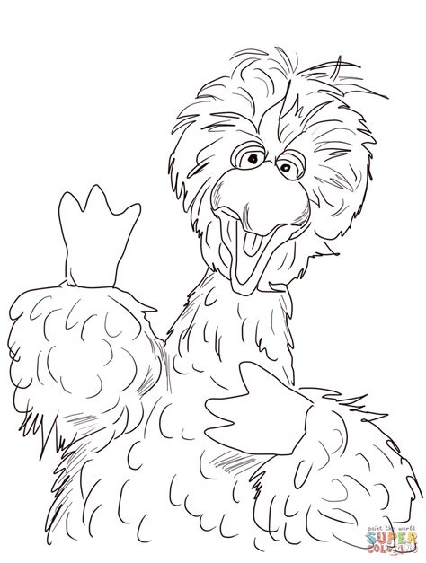 Click on a link below. Sesame Street Big Bird coloring page | Free Printable ...