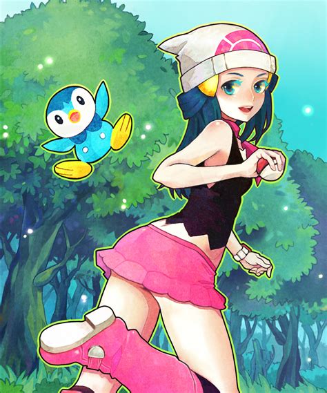 Dawn And Piplup Pokemon And More Drawn By Kaworu Danbooru