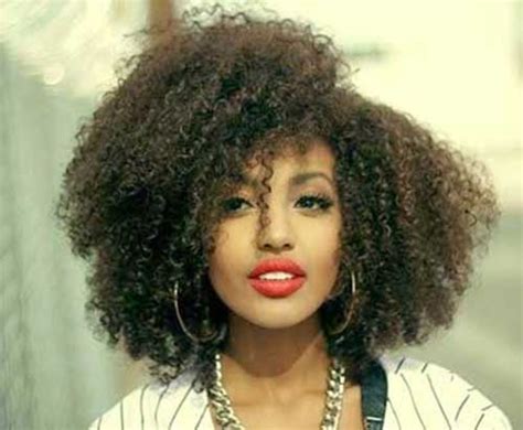 Curlier hair is more susceptible to heat damage, and that's just speaking the facts. 25 Short Curly Afro Hairstyles | Short Hairstyles 2017 ...