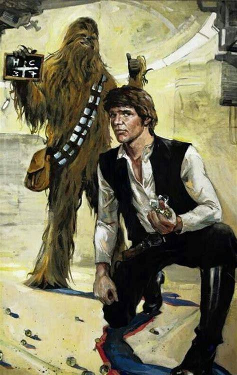 Han Solo And Chewbacca Star Wars Chewbacca Star Wars Geek Star Wars Art