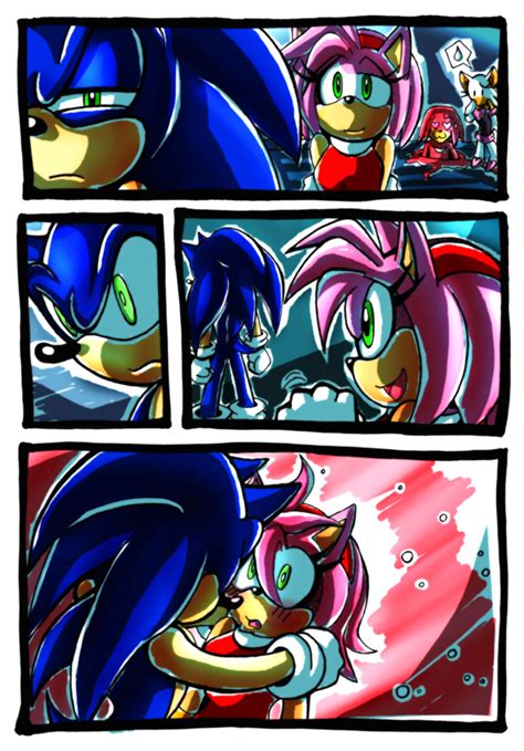 Sonic And Amy By Darkspeeds On Deviantart
