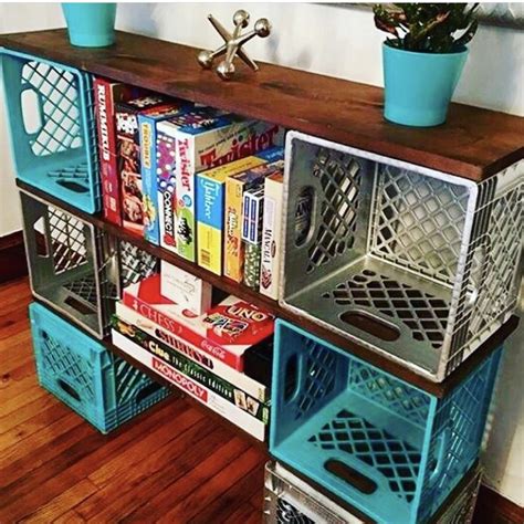 Diy Bookshelf Milk Crate Ideas Diy Classroom Classroom Storage