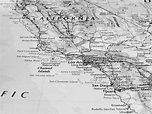 Mapa de los angeles california con nombres | Detalle de mapa de los ...