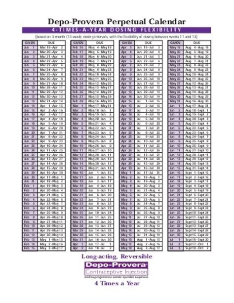 Depo Provera Calendar 2021 Pdf Template Calendar Design