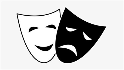 Comedy Tragedy Mask Png Clip Art Library