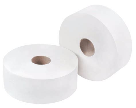 Aandc Gentility Premium Jumbo Toilet Roll White Recycle 2 Ply 300m 8