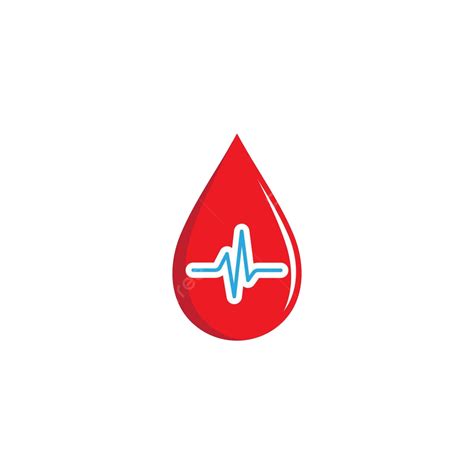 Blood Logo Vector Illustration Template Help Element Symbol Vector