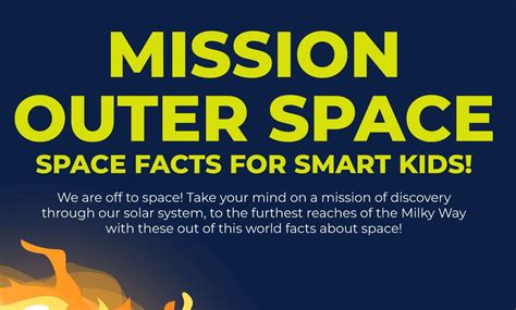 101 Space Facts For Smart Kids Infographic