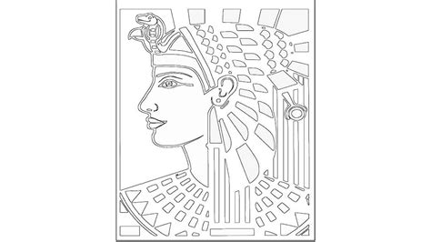 Dibujo Para Colorear De Cleopatra 41251