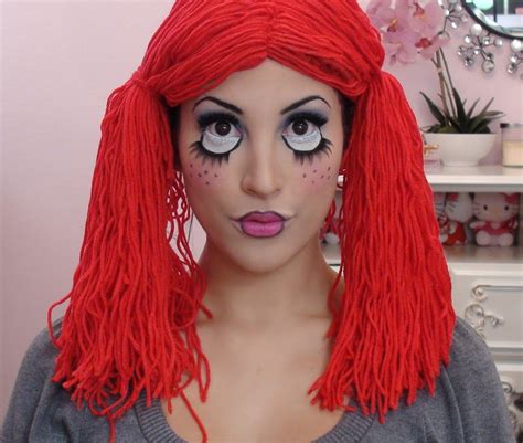 Cute Rag Doll Toy Halloween Makeup Tutorial Doll Halloween Costume