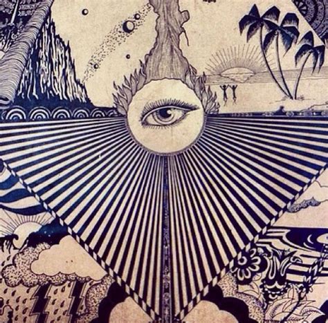 ☯☮ॐ psychedelic all seeing third eye hippie art illustration art phycadelic art