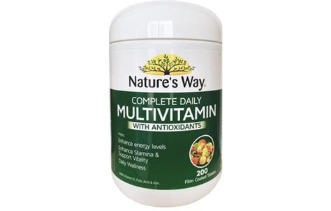 Vitamin Tổng Hợp And Tảo Xoắn Natures Way Complete Daily Multivitamin