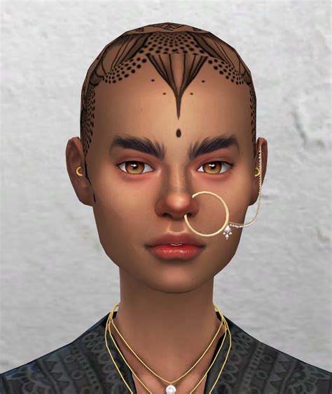 Sims4satanbohemianrhapsodyheadtattoopackage Head Tattoo