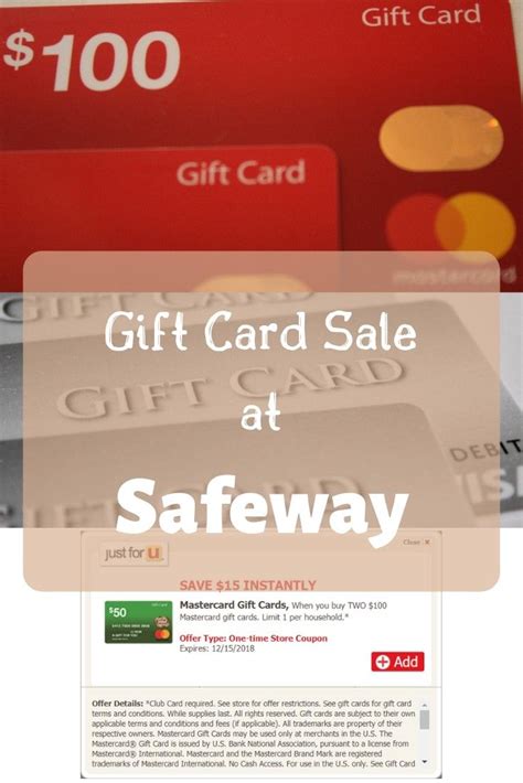 Maybe you would like to learn more about one of these? Mastercard (and Visa) Gift Cards on Sale at Safeway (Dead) | Visa gift card, Gift card sale ...