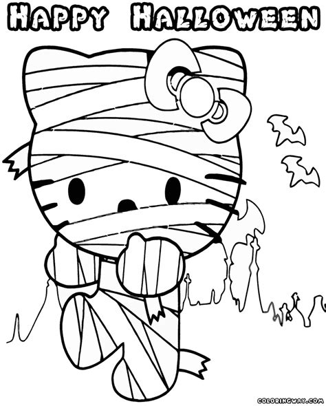 Free, printable hello kitty coloring pages, party invitations, activity sheets and paper crafts for hello kitty fans the world over! Hello Kitty Halloween coloring pages | Coloring pages to ...