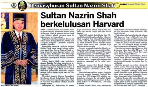 The sultan of perak, sultan nazrin muizzuddin shah, has advised state political leaders to find the best formula to form a new. Biodata Sultan Perak ke 35 - Sultan Dr. Nazrin Muizzuddin Shah
