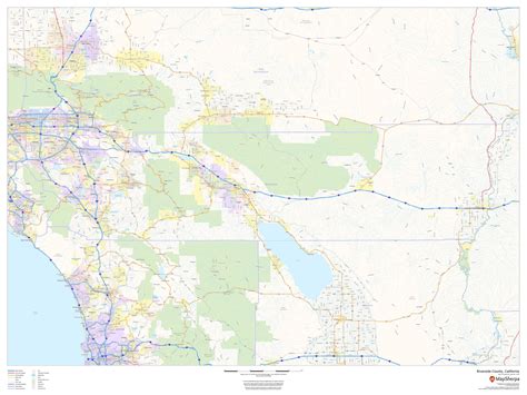 Riverside County Map California